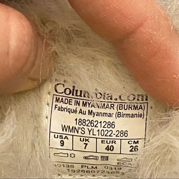 COLUMBIA W BIG SKY MOC WOMEN'S suede SLIPPER woman unisex SIZE 9 - Picture 10 of 11